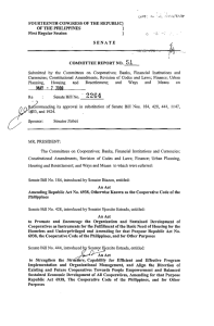 Ctte Rpt No. 51, as Filed