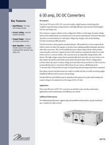 6-30 amp, DC-DC Converters