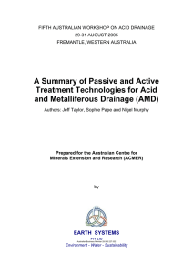 A Summary of Passive and Active Treatment