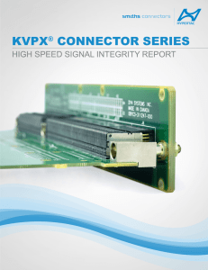 KVPX High Speed Signal Integrity White Paper
