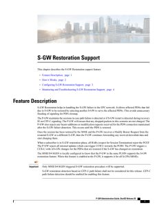 S-GW Restoration Support