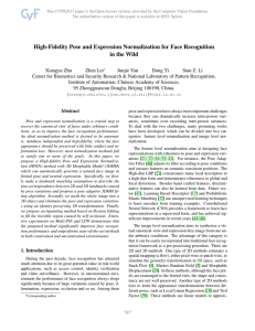 High-Fidelity Pose and Expression Normalization for Face