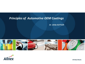 Principles of Automotive OEM Coatings