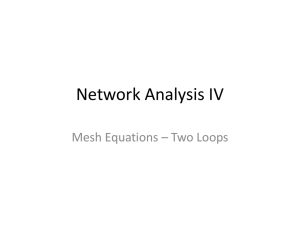 Network Analysis IV 6-23-11