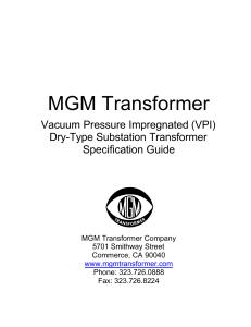 Vaccum Pressure Impregnated Guide Spec