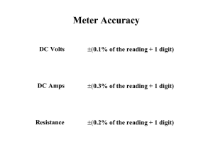 Meter Accuracy