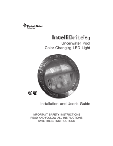 IntelliBrite® 5g Underwater Pool Color-Changing LED Light