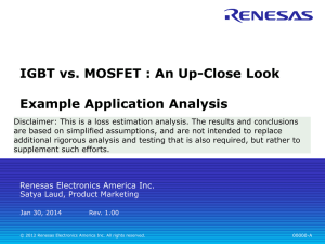 IGBT vs. MOSFET