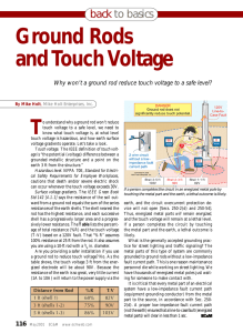 Ground Rods and Touch Voltage