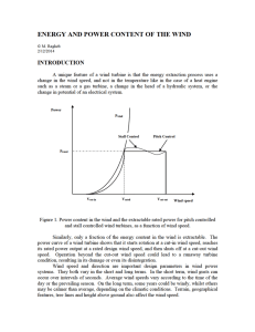 Energy and Power Content of the Wind