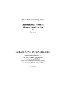 solutions to exercises - Princeton University Press