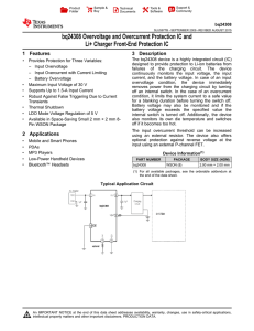 OVER-VOLTAGE AND OVER-CURRENT