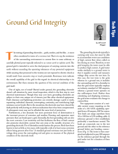 Ground Grid Integrity