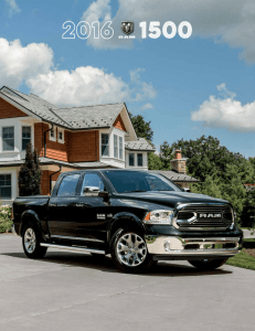 2016 RAM 1500 Brochure