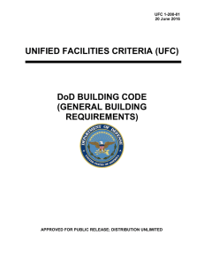UFC 1-200-01 DoD Building Code (General Building Requirements)