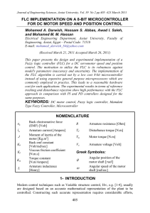 FLC IMPLEMENTATION ON A 8-BIT