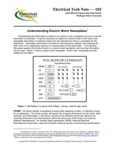 Electrical Tech Note — 103 - College of Engineering, Michigan State