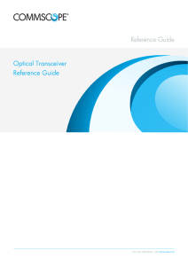 Reference Guide: Optical Transceivers