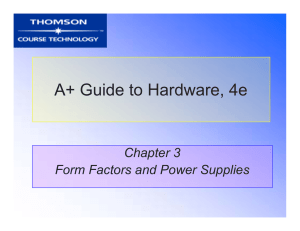 A+ Guide to Hardware, 4e