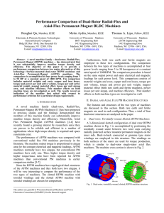 Performance Comparison of Dual-Rotor Radial-Flux and Axial