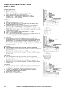 86 drainage systems interior/exterior 326dr-2016-2017