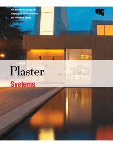 Plaster Systems Brochure (English) - SA920