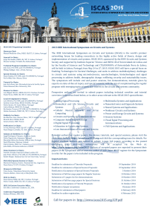 2015 IEEE International Symposium on Circuits and Systems The