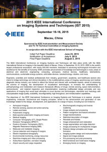 2015 IEEE International Conference on Imaging Systems