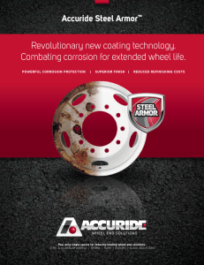 Revolutionary new coating technology. Combating corrosion for