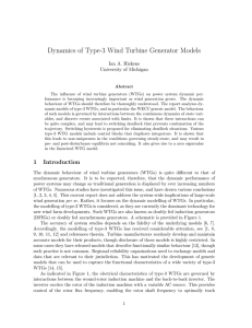 Dynamics of Type-3 Wind Turbine Generator Models