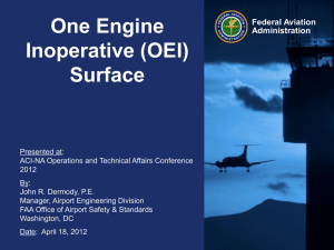 One Engine Inoperative (OEI) Surface