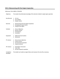 XIV.D. Maneuvering with One Engine Inoperative