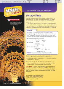 Voltage Drop