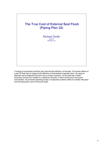 The True Cost of External Seal Flush (Piping Plan 32)
