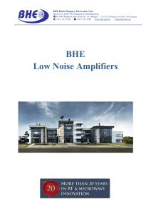 LNA - BHE Bonn Hungary Electronics Ltd.