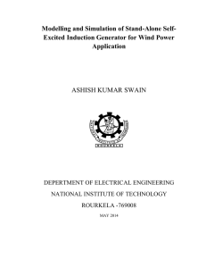 Modelling and Simulation of Stand-Alone Self- Excited