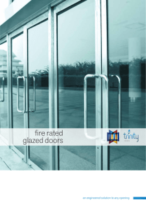 fire rated glazed doors