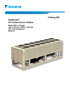 Catalog 626 Pathfinder® Air Cooled Screw Chillers