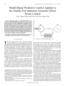 Model-Based Predictive Control Applied to the Doubly