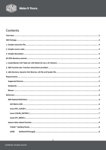 SDK Overview and Reference