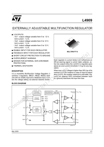 Externally adjustable multifunction regulator