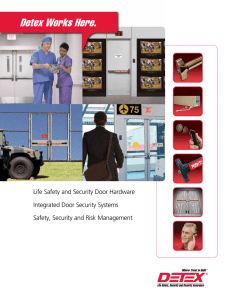 Life Safety and Security Door Hardware Integrated Door Security