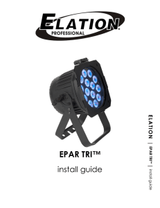 install guide - Elation Professional