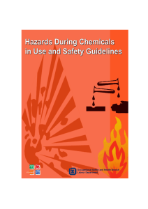 Hazards During Chemicals in Use and Safety Guidelines Hazards