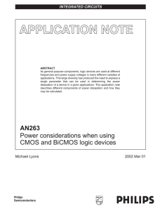 AN263 Power considerations when using CMOS and BiCMOS logic