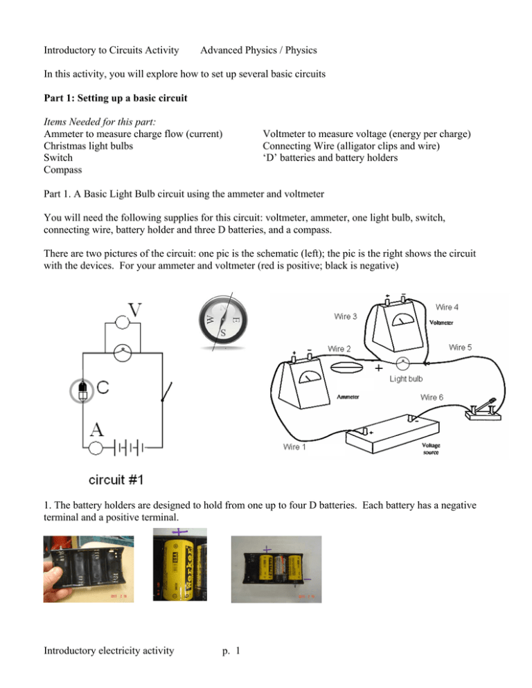 Ohm`s Law And Light Bulb Lab