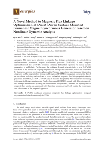 A Novel Method to Magnetic Flux Linkage Optimization of Direct