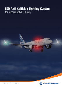 LED Anti-Collision Lighting System for Airbus A320 Family