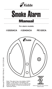 Smoke Alarm - Kidde Canada