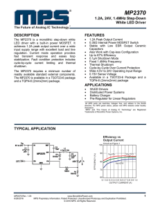 MP2370 - Monolithic Power System